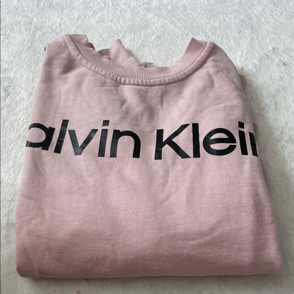 Calvin Klein Light Pink Logo Sweatshirt